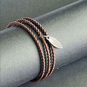 Cara NY women’s set of‎ 3 bronze tone twisted wire bangle bracelets one size